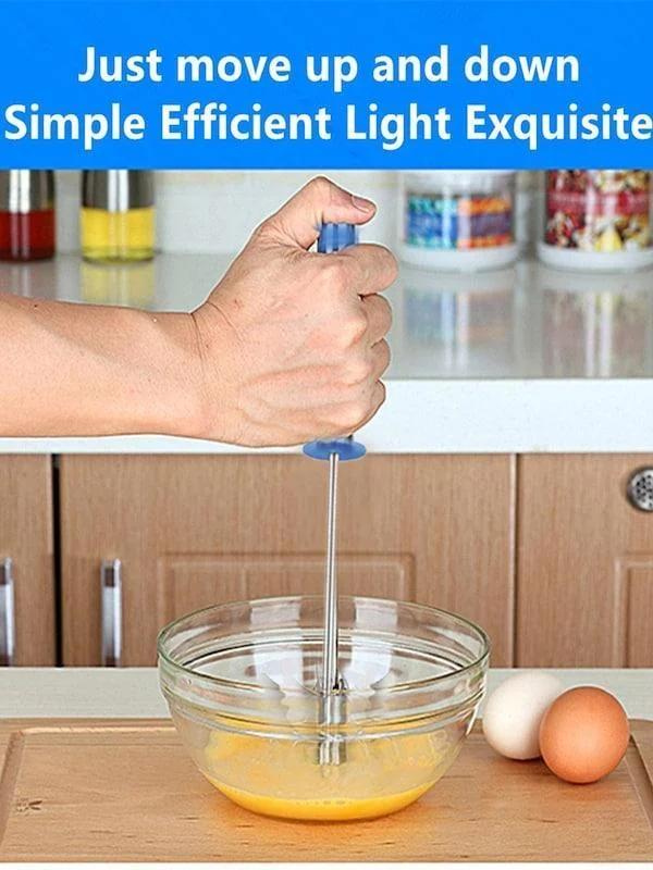 0191 Stainless Steel Mixi Egg / Lassi / Butter Milk Maker / Mixer Hand Blender - 0.113 kgs, India