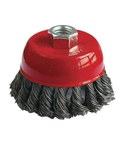 0195 Wire Wheel Cup Brush (Black) - 0.221 kgs, China