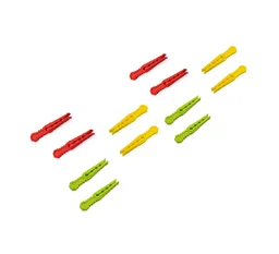 0335 Multipurpose Plastic Cloth Hanging Pegs/Clips - 36 pcs - 0.116 kgs, India