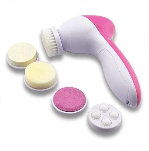 0340 -5-in-1 Smoothing Body & Facial Massager (Pink) - 0.171 kgs, China