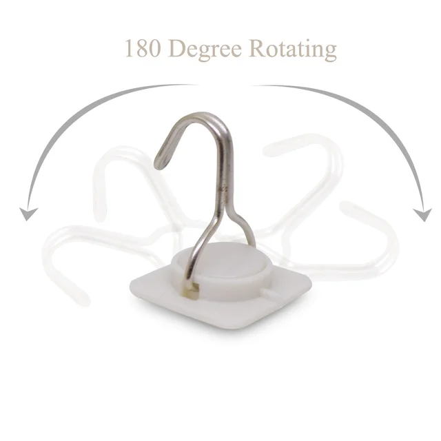 0499 Multipurpose Strong Small Stainless Steel Adhesive Wall Hooks(2pc) - 0.093 kgs, China