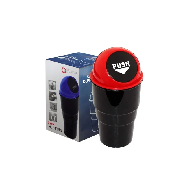 0537 Car dustbin Garbage, Mini Car Trash Can, Small Automatic Portable Trash Can for Car, Home, Office. - 0.32 kgs, India