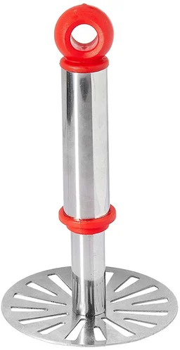 0586 Stainless Steel Potato Masher, PauBhaji Masher - 0.075 kgs, India