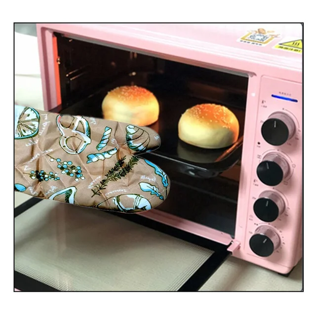 0675 Heat Resistant Non-Slip Oven Mitts/Gloves (1pc) - China, 0.644 kgs