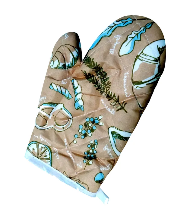 0675 Heat Resistant Non-Slip Oven Mitts/Gloves (1pc) - China, 0.644 kgs