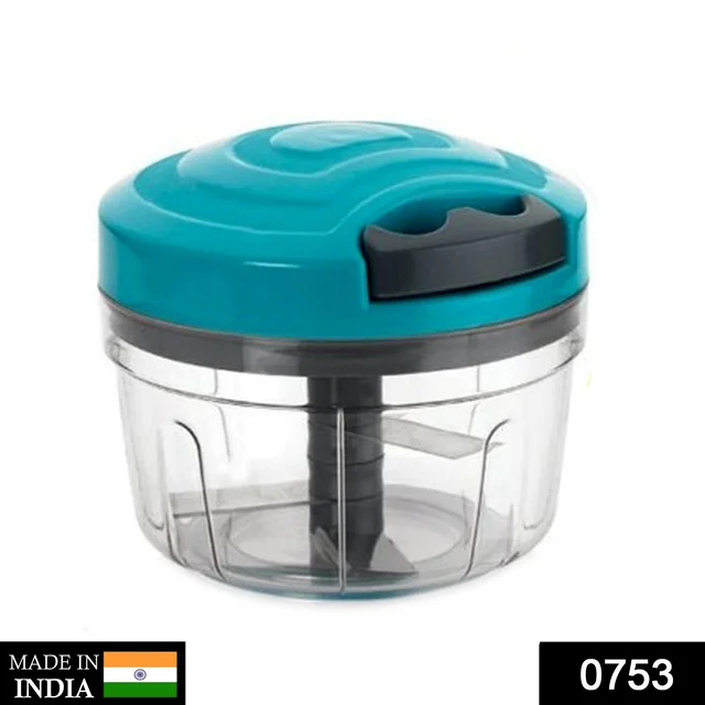 0753_Manual Food Chopper, Compact & Powerful Hand Held Vegetable Chopper/Blender ( 350 ML ) - 0.266 kgs, India