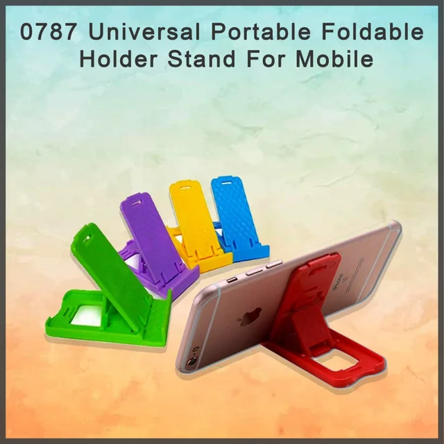 0787 Universal Portable Foldable Holder Stand For Mobile - 0.01 kgs, India