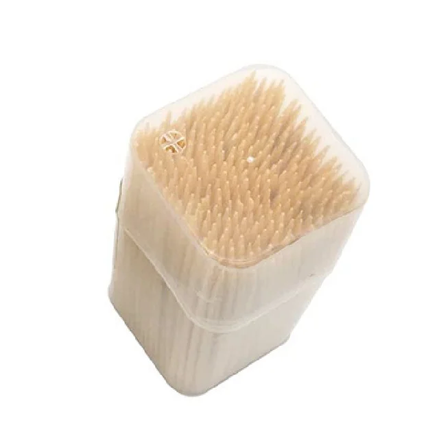 0834 Wooden Toothpicks with Dispenser Box - 0.026 kgs, China