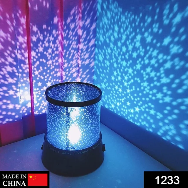 1233 Star Night Light Projector Lighting USB Lamp Led Projection LED Night - 0.29 kgs, China