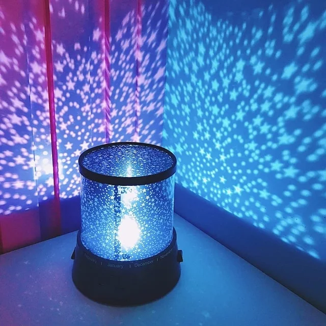 1233 Star Night Light Projector Lighting USB Lamp Led Projection LED Night - 0.29 kgs, China
