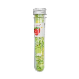 1319 Portable Hand Washing Bath Flower Shape Paper Soap Strips In Test Tube Bottle - 0.035 kgs, China