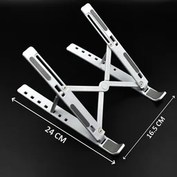 1320 Adjustable Laptop Stand Holder with Built-in Foldable Legs and High Quality Fibre - 0.115 kgs, China