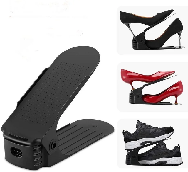 1336 Adjustable Folding Shoe Slots Organizer - China, 0.384 kgs