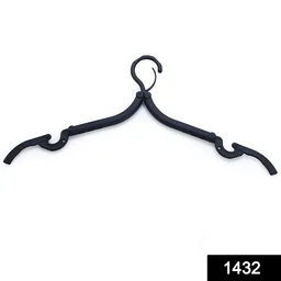 1432 Portable & Foldable Multicolor Plastic Hangers (1pc) - 0.05 kgs, India