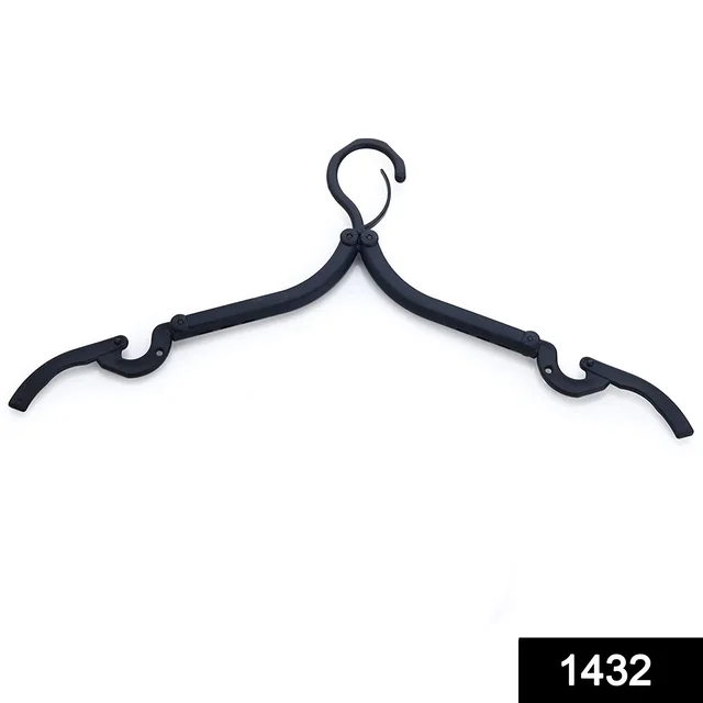 1432 Portable & Foldable Multicolor Plastic Hangers (1pc) - 0.05 kgs, India
