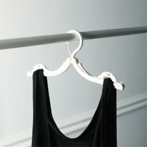 1432 Portable & Foldable Multicolor Plastic Hangers (1pc) - 0.05 kgs, India