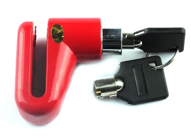 1514 Wheel Padlock Disc Lock for Motorcycles Scooters Bikes - 0.114 kgs, China