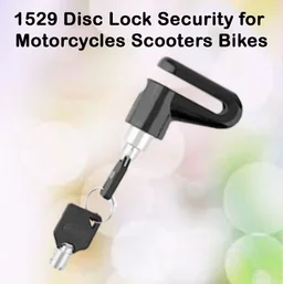 1529 Disc Lock Security for Motorcycles Scooters Bikes - 0.105 kgs, China