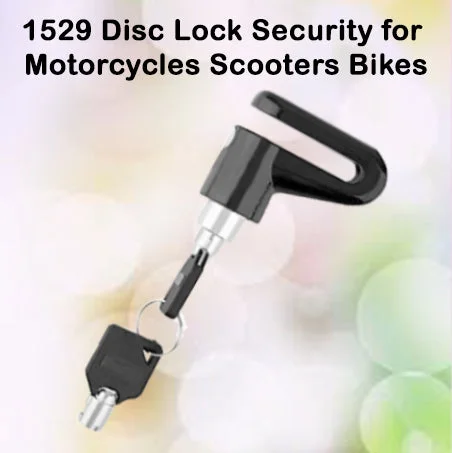 1529 Disc Lock Security for Motorcycles Scooters Bikes - 0.105 kgs, China