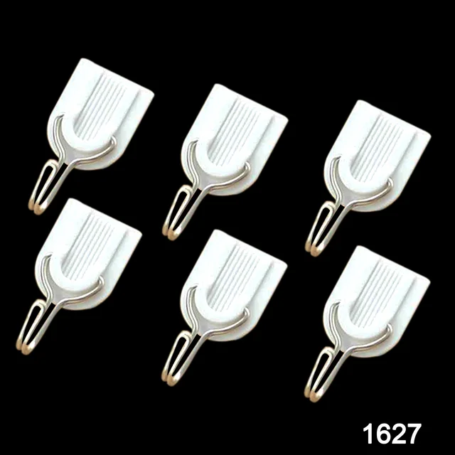 1627 Adhesive Sticker ABS Plastic Hook Towel Hanger for Kitchen/Bathroom - 0.096 kgs, China