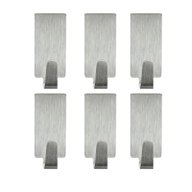 1662 Heavy Duty Self Adhesive Hook Sticky (Pack of 6) - 0.053 kgs, China
