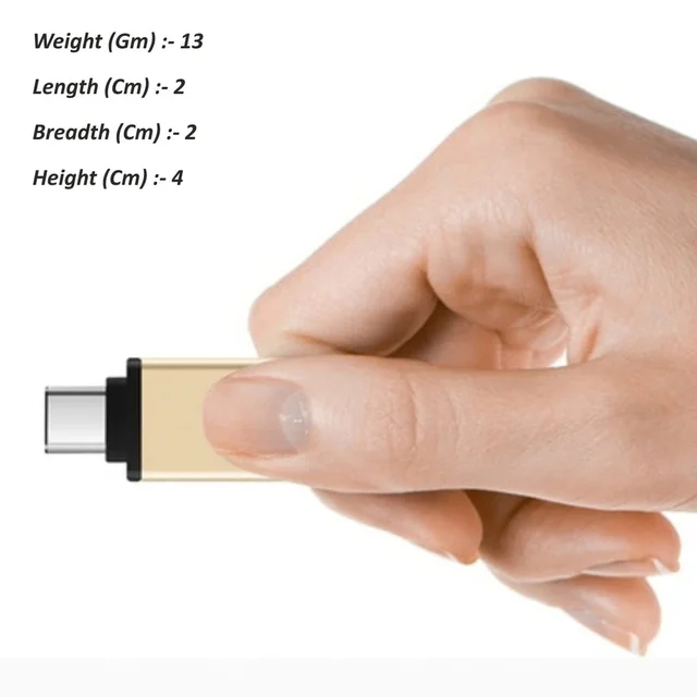 1370 Type-C OTG Adapter - 0.013 kgs, China