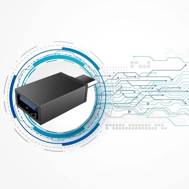 1370 Type-C OTG Adapter - 0.013 kgs, China