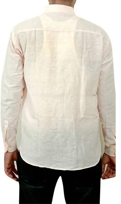 FULL-P38-SHIRT-SKIN Khadi Cotton Full Sleeve Shirt - India, M / 38, 0.25 kgs