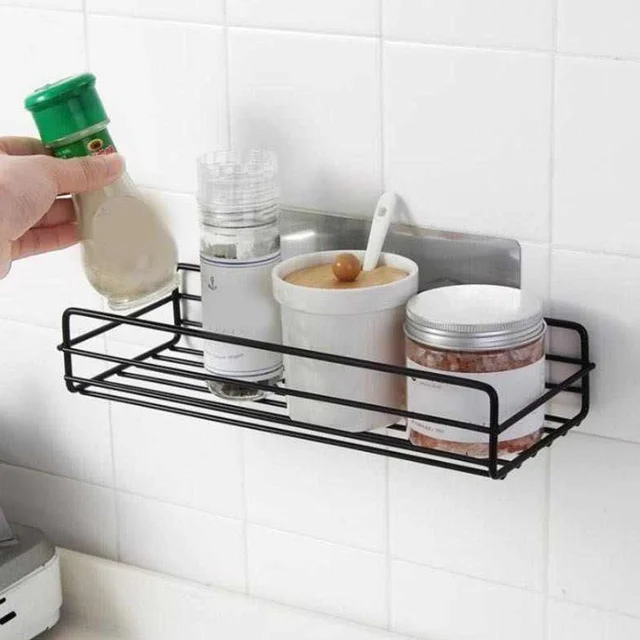 1764 Multipurpose Wall Mount Metal Bathroom Shelf and Rack for Home and Kitchen. - 0.564 kgs, India