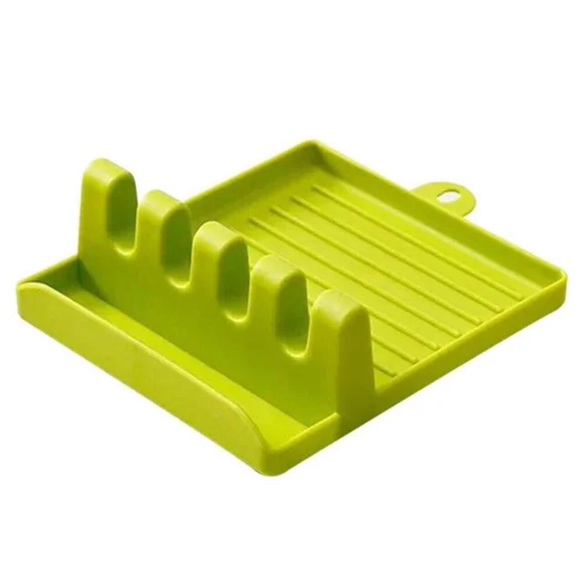 2121 Multi-Functional Spatula Holder/Rest for Kitchen Utensils (Parrot colour) - 0.1 kgs, India