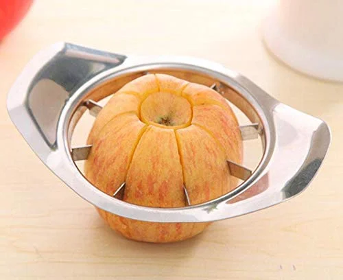 2140 Stainless Steel Apple Cutter Slicer with 8 Blades and Handle - India, 0.101 kgs