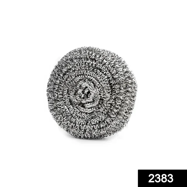 2383 Round Shape Stainless Steel Ball Scrubber - 0.245 kgs, India