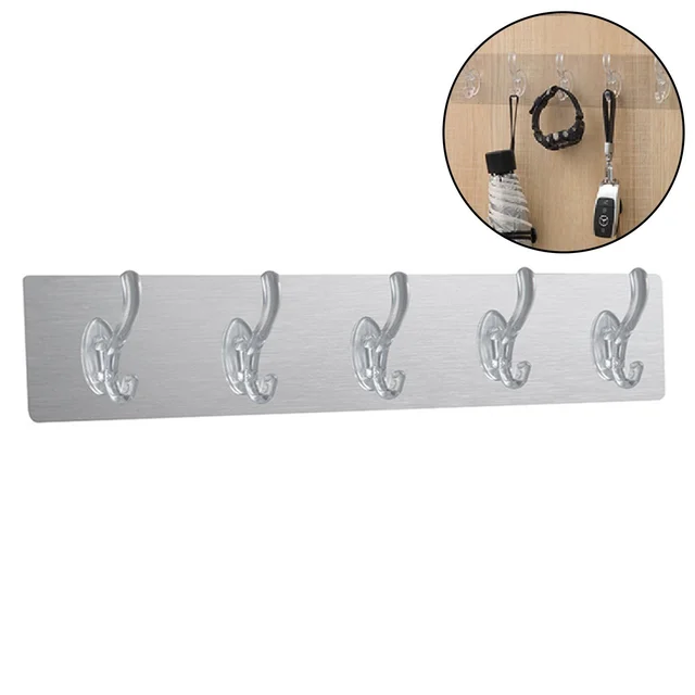 4654A Adhesive Transparent Heavy Duty Wall Hook - 0.32 kgs, China