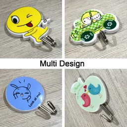 4728 Plastic Self-Adhesive Kitchen 3Pc Hooks - 0.158 kgs, China