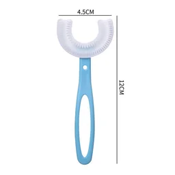 4773 Kids U Shaped Large Tooth Brush used in all kinds of household bathroom places for washing teeth of kids, toddlers and children’s easily and comfortably. - China, 0.055 kgs