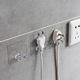 4861 Transparent Multi-Function Wall Storage Hooks - 0.032 kgs, China