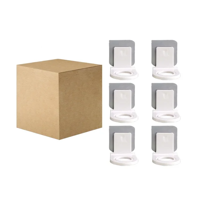 6166 6 Pc Shampoo Holder Hook For Holding Shampoo Bottles Easily. - 0.25 kgs, India