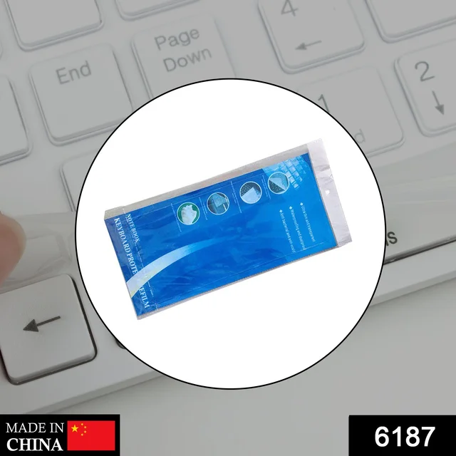 6187 Keyboard Cover for Computer Pc for Desktop Computer - 0.327 kgs, China