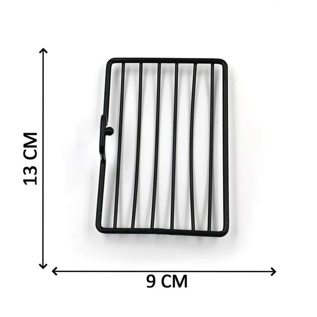 9016 Wall Mount 2 Pc Soap Rack used in all kinds of places household and bathroom purposes for holding soaps. - India, 0.2 kgs