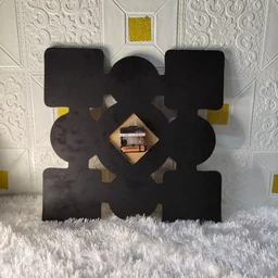 9 Pics with Clock - MDF Wall Collage Frame - SKU500 - Regular Price
