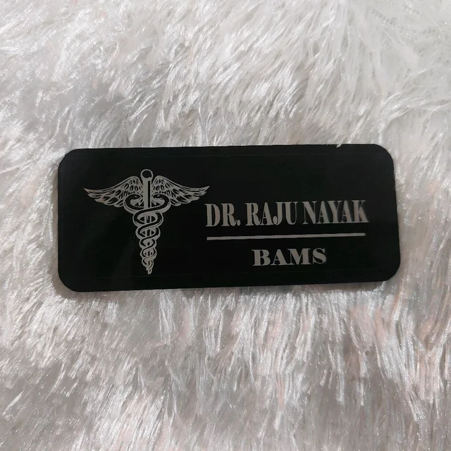 Acrylic Name Badge - Design 001 - Regular Price