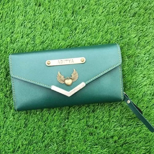 Ladies Clutch - Green - Regular Price