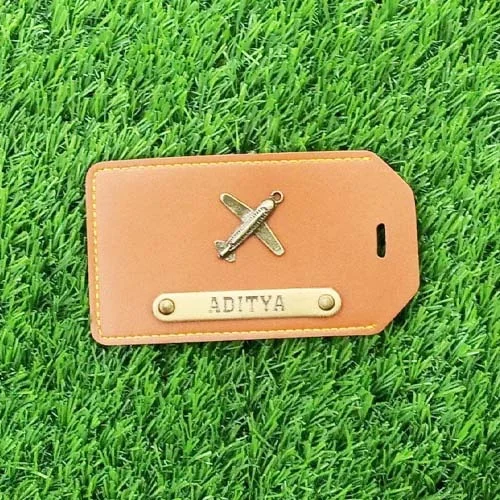 Luggage Tag - Tan Brown - Regular Price
