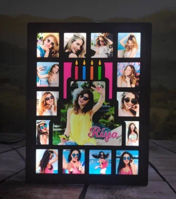 Cake - LED Collage Frame - 8x12" Inch - Regular Price