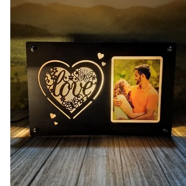 Love - Warm White LED Frame - 6x8" Inch - Regular Price