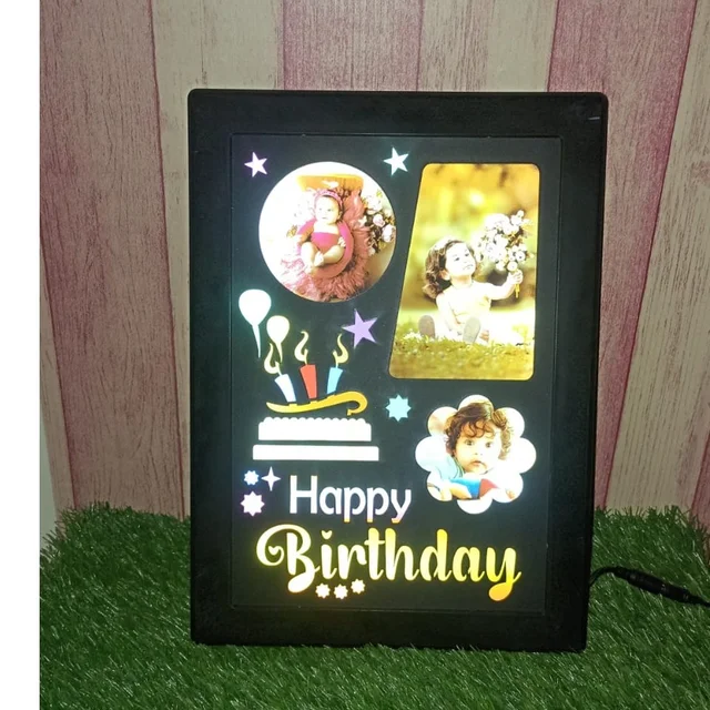 Happy Birthday LED Backlit Frame 801 - 8x12" Inch - Regular Price