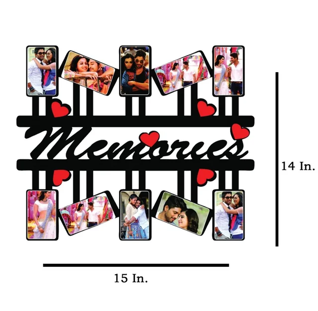 Memories - MDF Wall Collage Frame - SKU205 - Regular Price