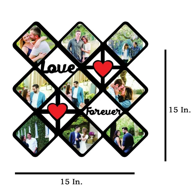 Love Forever - MDF Wall Collage Frame - SKU326 - Regular Price