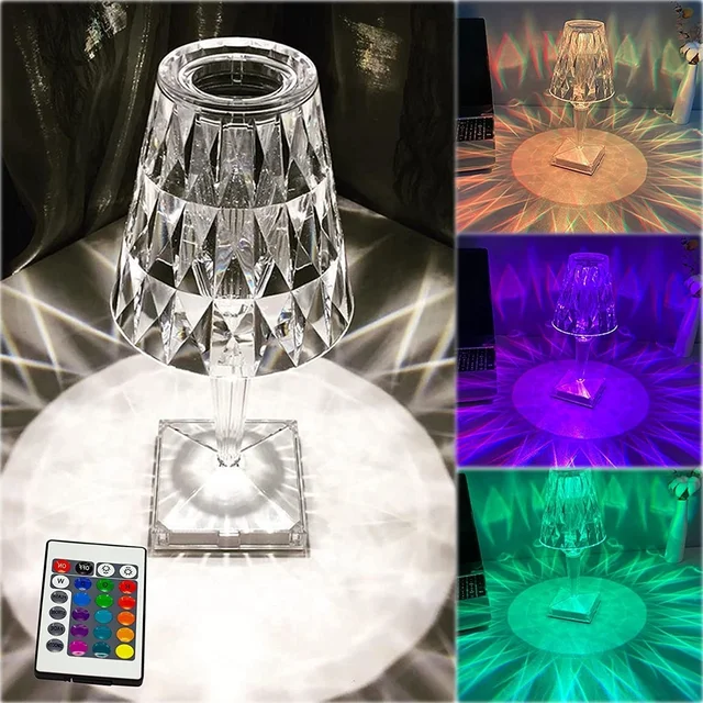 Rose Diamond Room Decorative LED Lamp - 002 - Regular Price