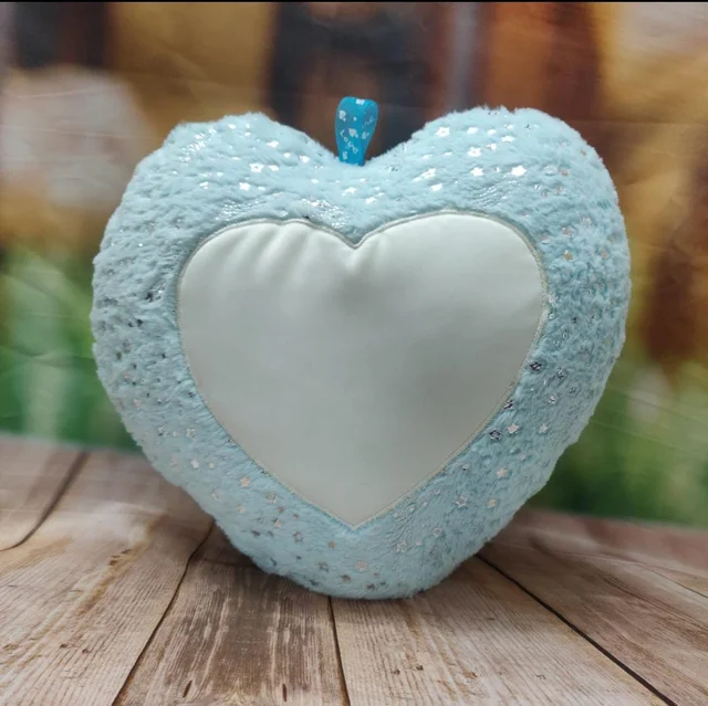 Foil Pillow - Heart Shape - Green - Regular Price